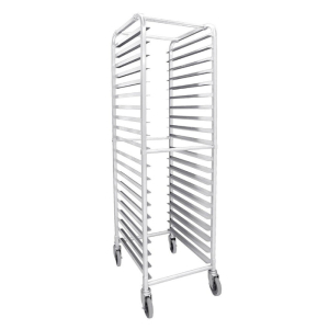 Carro Espiguero Para 20 Charolas de Acero Inox 304