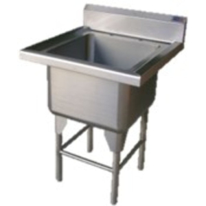 Fregadero A Pared De 1 Tarja Sin Entrepaño de Acero Inox 304