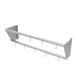 Garabato Para Ollas Con Ganchos Móviles de Acero Inox 304
