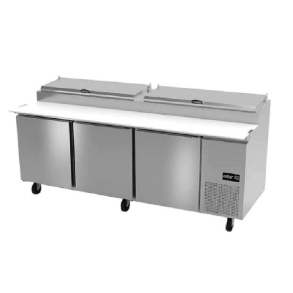 Mesa De Preparación Para Pizzas Con Tabla De Corte de Acero Inox 304