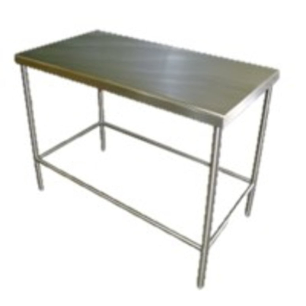 Mesa En Isla Sin Entrepaño de Acero Inox 304