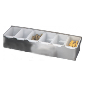 Organizador De Condimentos De 6 Compartimentos de Acero Inox 304