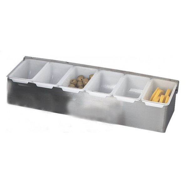Organizador De Condimentos De 6 Compartimentos de Acero Inox 304