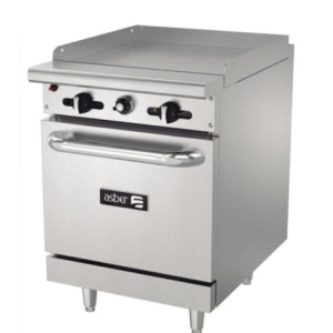 Plancha Con Horno A Gas de Acero Inox 304
