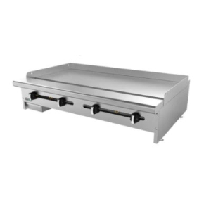 Plancha Termostática A Gas de Acero Inox 304