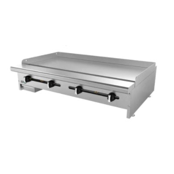 Plancha Termostática A Gas de Acero Inox 304
